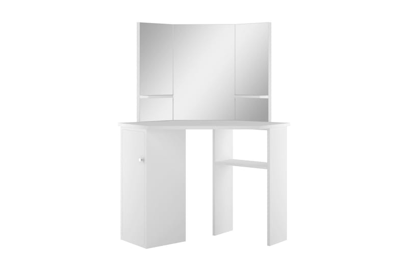 Sminkbord hörn vit - Vit - Möbler - Bord & matgrupper - Sminkbord & toalettbord - Sminkbord med spegel