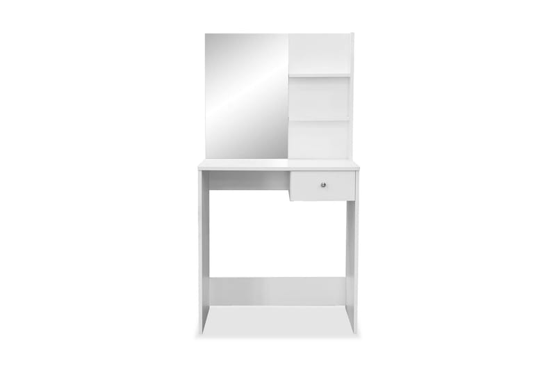 Sminkbord spånskiva 75x40x141 cm vit - Vit - Möbler - Bord & matgrupper - Sminkbord & toalettbord - Sminkbord med spegel