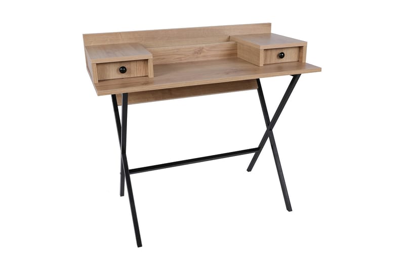 Stedum Sminkbord 100 cm - Natur/Svart - Möbler - Bord & matgrupper - Sminkbord & toalettbord