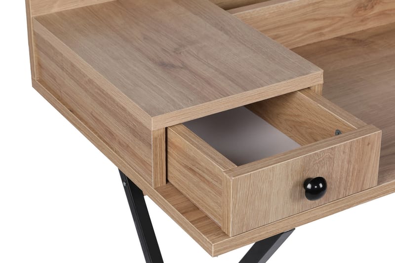 Stedum Sminkbord 100 cm - Natur/Svart - Möbler - Bord & matgrupper - Sminkbord & toalettbord