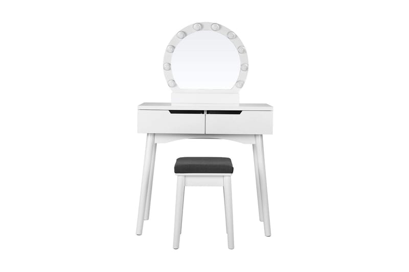 Vasagle Sminkbord 128 cm med Spegel - Vasagle - Möbler - Bord & matgrupper - Sminkbord & toalettbord - Sminkbord med lampor