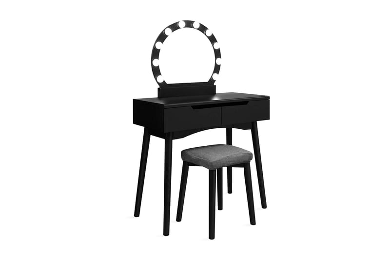Vasagle Sminkbord 129 cm med Spegel - Vasagle - Möbler - Bord & matgrupper - Sminkbord & toalettbord - Sminkbord med lampor