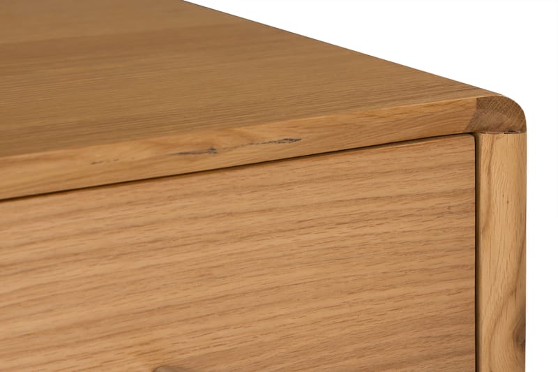 Beagan Soffbord 110 cm med Förvaring Hylla + Låda Massiv Ek - Brun - Möbler - Bord & matgrupper - Soffbord