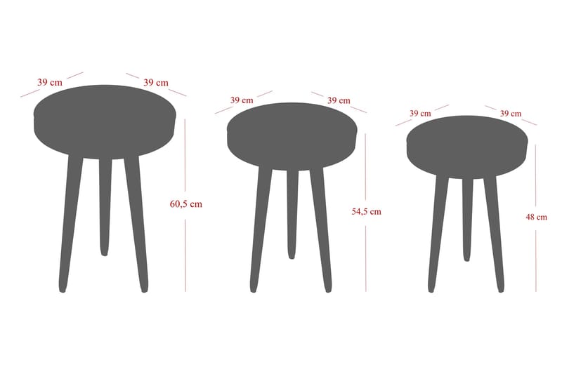 Bodene Satsbord - Brun - Möbler - Bord & matgrupper - Soffbord