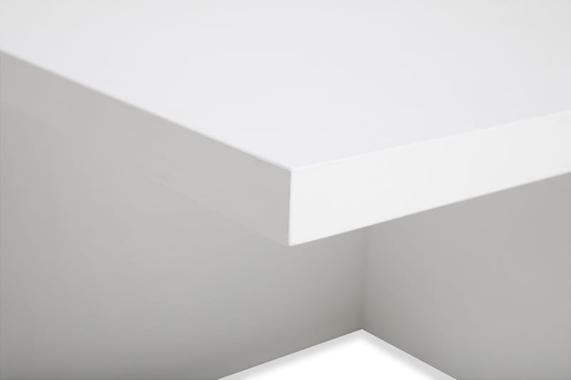 Boxy Soffbord 100 cm med 2 Pallplatser - Vit - Möbler - Bord & matgrupper - Soffbord