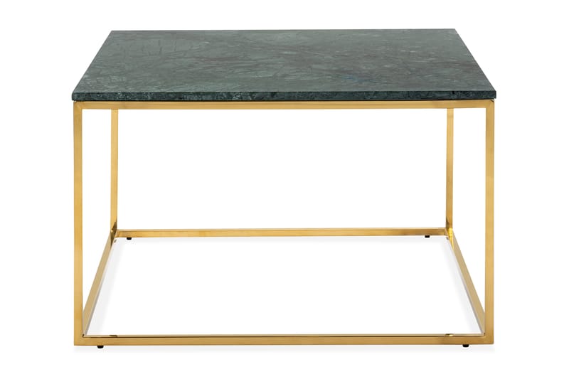 Carrie Soffbord 70 cm Marmor - Grön/Mässing - Möbler - Bord & matgrupper - Soffbord