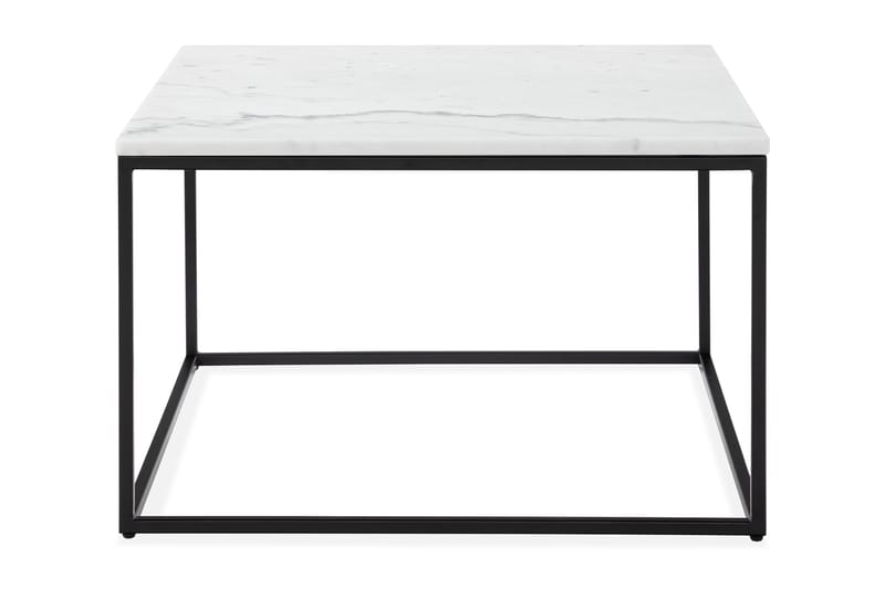 Carrie Soffbord 70 cm Marmor - Vit/Svart - Möbler - Bord & matgrupper - Soffbord