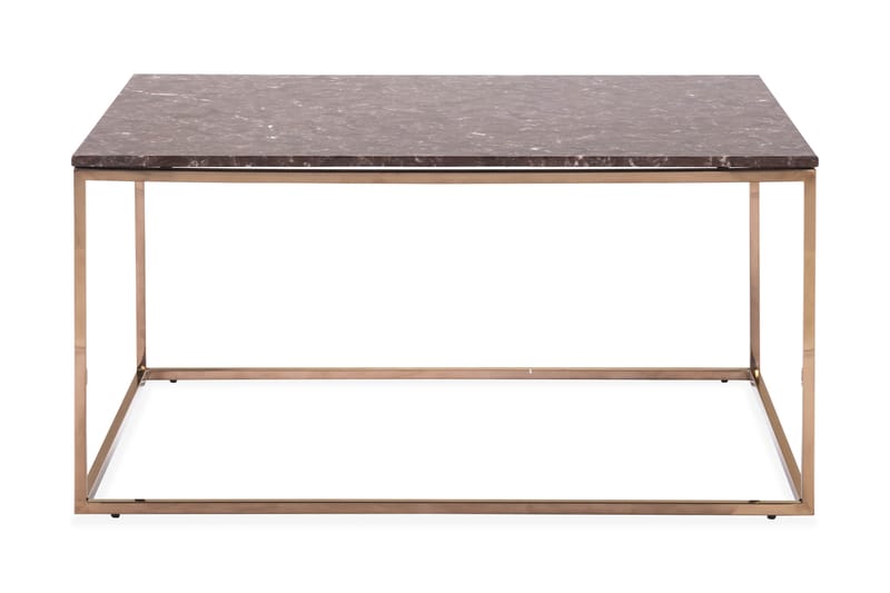 Carrie Soffbord 90 cm Marmor - Röd/Koppar - Möbler - Bord & matgrupper - Soffbord