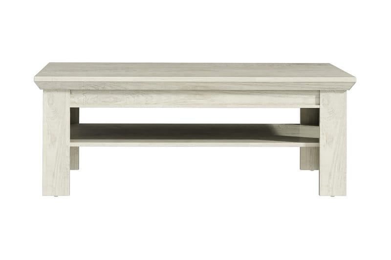 Casique Soffbord 120 cm med Förvaring Hylla - Vit - Möbler - Bord & matgrupper - Soffbord