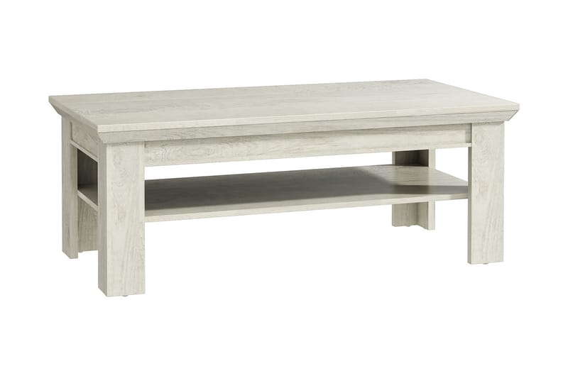Casique Soffbord 120 cm med Förvaring Hylla - Vit - Möbler - Bord & matgrupper - Soffbord
