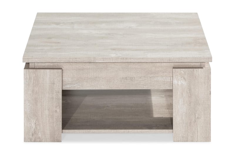 Castillo Soffbord 80 cm med Förvaring Hylla - Natur/Beige - Möbler - Bord & matgrupper - Soffbord