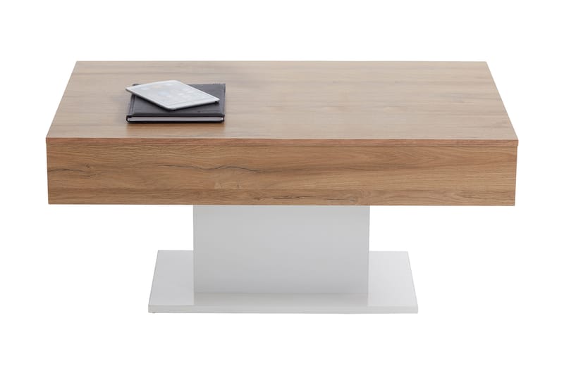 Chriest Soffbord 100 cm med Förvaring 2 Lådor - Brun - Möbler - Bord & matgrupper - Soffbord