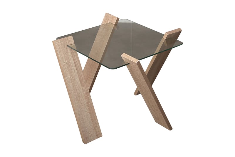 Comfortale Mini Soffbord 57 cm - Glas/Ljus Ekfärg - Möbler - Bord & matgrupper - Soffbord
