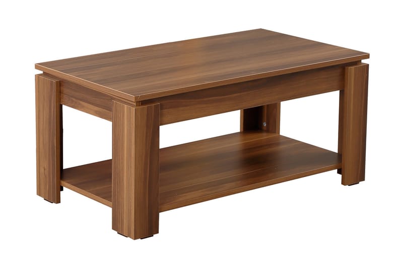 Comfortale Soffbord 104 cm med Förvaring Hylla - Valnötsbrun - Möbler - Bord & matgrupper - Soffbord