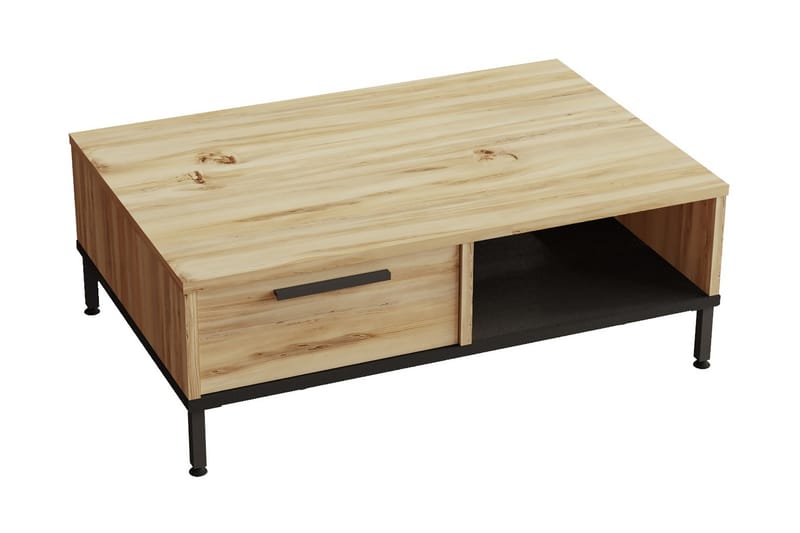 Cranner Soffbord 90 cm - Natur/Svart - Möbler - Bord & matgrupper - Soffbord