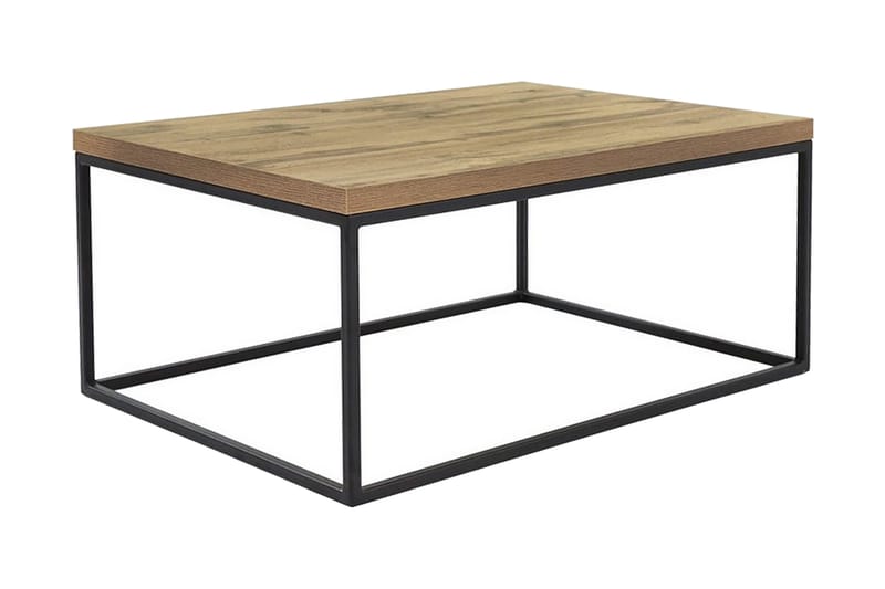 Cubica Soffbord 100 cm - Ekfärg/Svart - Möbler - Bord & matgrupper - Soffbord