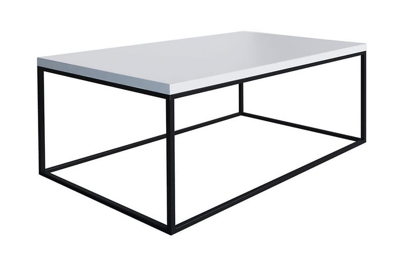 Cubica Soffbord 100 cm - Vit/Svart - Möbler - Bord & matgrupper - Soffbord