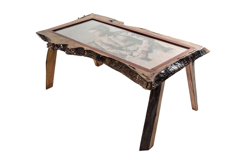 Danusi Soffbord 115 cm med Bild - Mörkbrun - Möbler - Bord & matgrupper - Soffbord