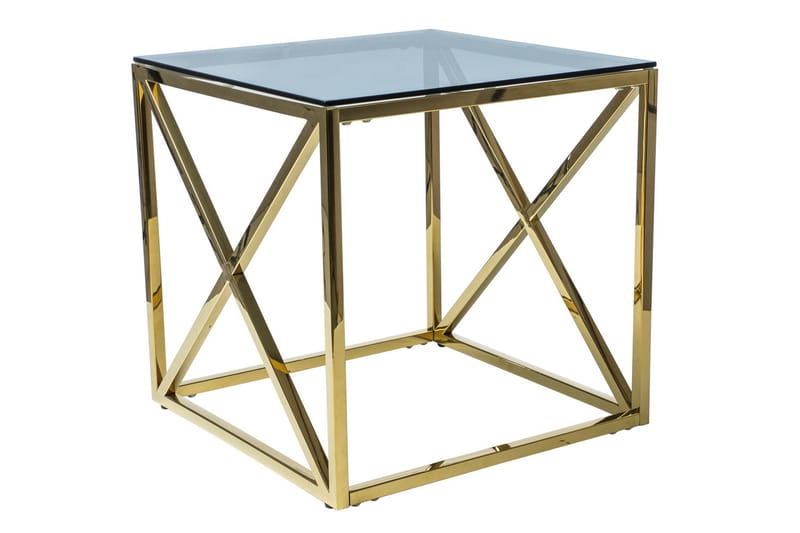 Elisera Soffbord 55 cm - Glas/Guld - Möbler - Bord & matgrupper - Soffbord