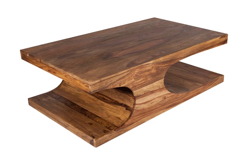 Elsbing Soffbord 118 cm med Förvaring Hylla - Akacia - Möbler - Bord & matgrupper - Soffbord