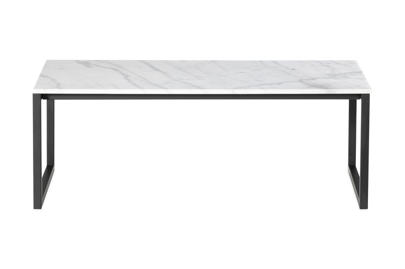Erland Soffbord 120 cm Marmor - Vit/Svart - Möbler - Bord & matgrupper - Avlastningsbord - Konsolbord & sidobord