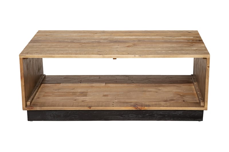 Faversham Soffbord 110 cm med Förvaring Hylla Natur/Svart - Trä/Natur - Möbler - Bord & matgrupper - Soffbord