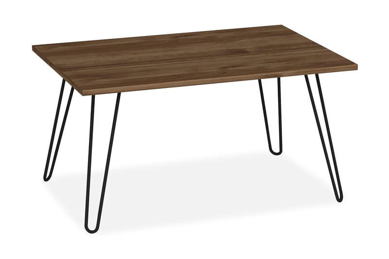Furny Home Soffbord 90 cm - Valnötsbrun/Svart - Möbler - Bord & matgrupper - Kontorsbord - Skrivbord