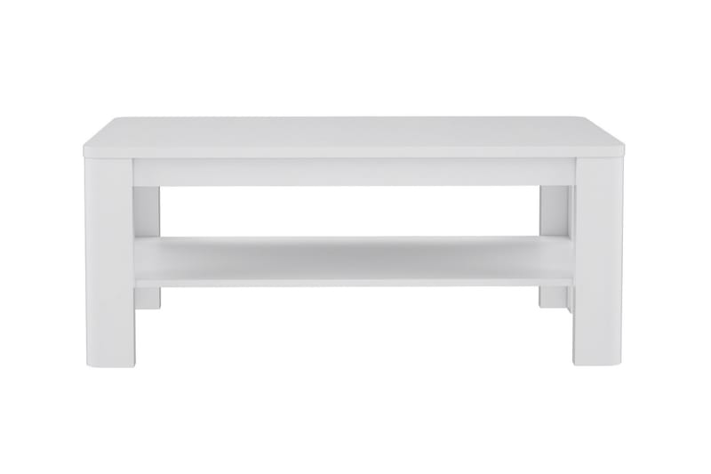 Gowhole Soffbord 110 cm med Förvaring Hylla - Vit - Möbler - Bord & matgrupper - Soffbord