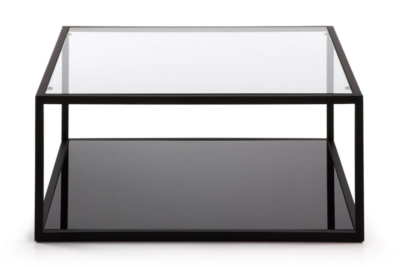 Greenhill Soffbord 80 cm - Glas/Svart - Möbler - Bord & matgrupper - Soffbord