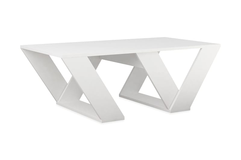 Homitis Soffbord 110 cm - Vit - Möbler - Bord & matgrupper - Avlastningsbord - Sängbord & nattduksbord