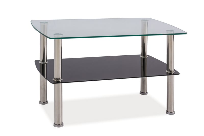 Hospers Soffbord 75 cm - Glas/Silver - Möbler - Bord & matgrupper - Soffbord