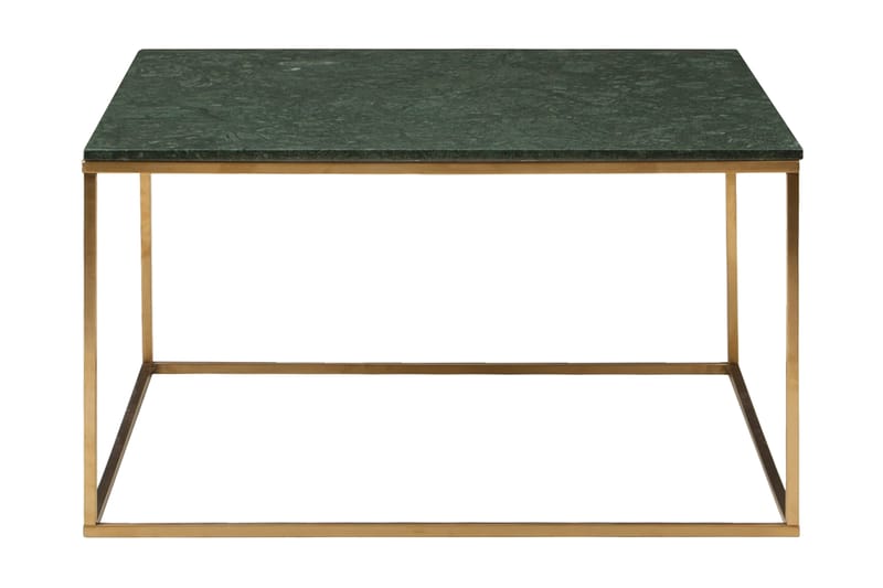 Joiner Soffbord 90 cm Marmor - Grön|Mässing - Möbler - Bord & matgrupper - Soffbord