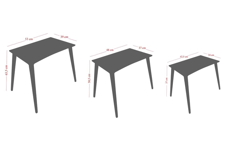 Jordö Satsbord - Grå - Möbler - Bord & matgrupper - Soffbord