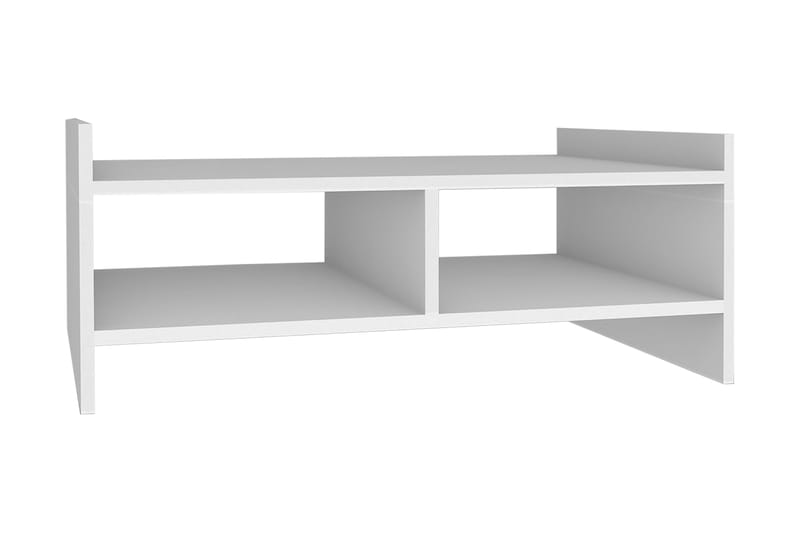 Jysaiah Soffbord 90 cm med Förvaring Hyllor - Vit - Möbler - Bord & matgrupper - Soffbord
