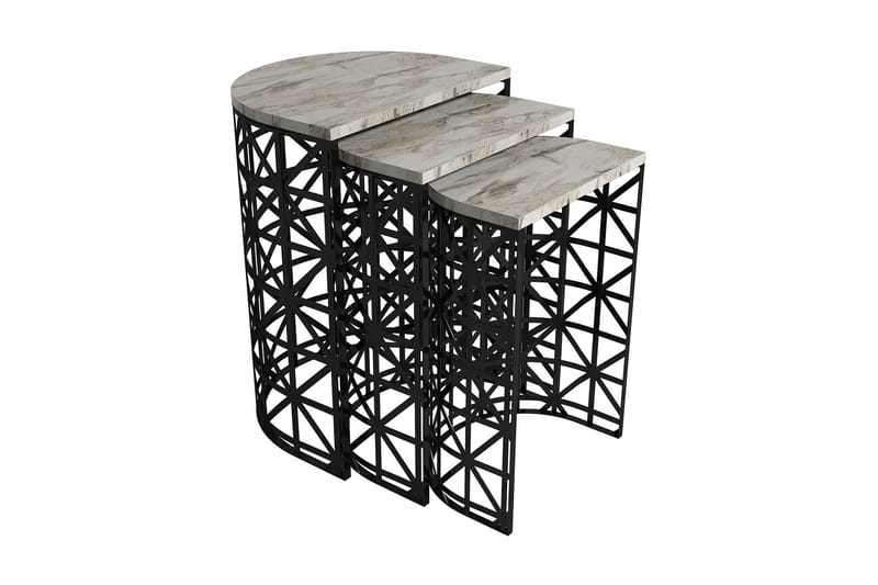Koraleigh Satsbord 46 cm - Vit - Möbler - Bord & matgrupper - Soffbord