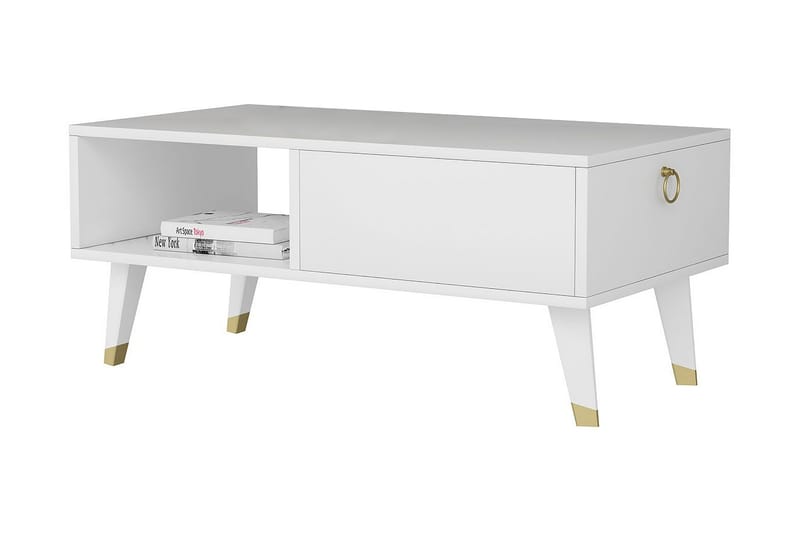 Koruco Soffbord 90x42,4x90 cm - Vit - Möbler - Bord & matgrupper - Soffbord