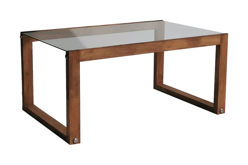 Kuselov Soffbord 85 cm - Natur/Glas - Möbler - Bord & matgrupper - Soffbord