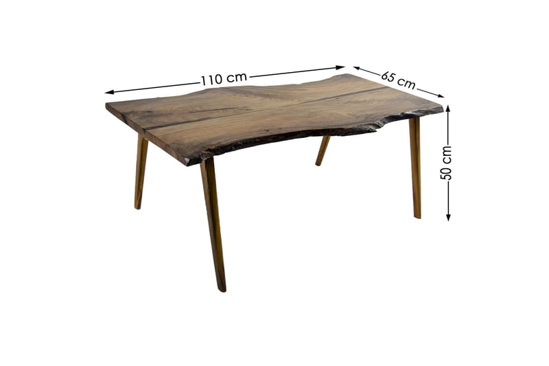 Lapataia Soffbord 110 cm - Valnöt - Möbler - Bord & matgrupper - Soffbord