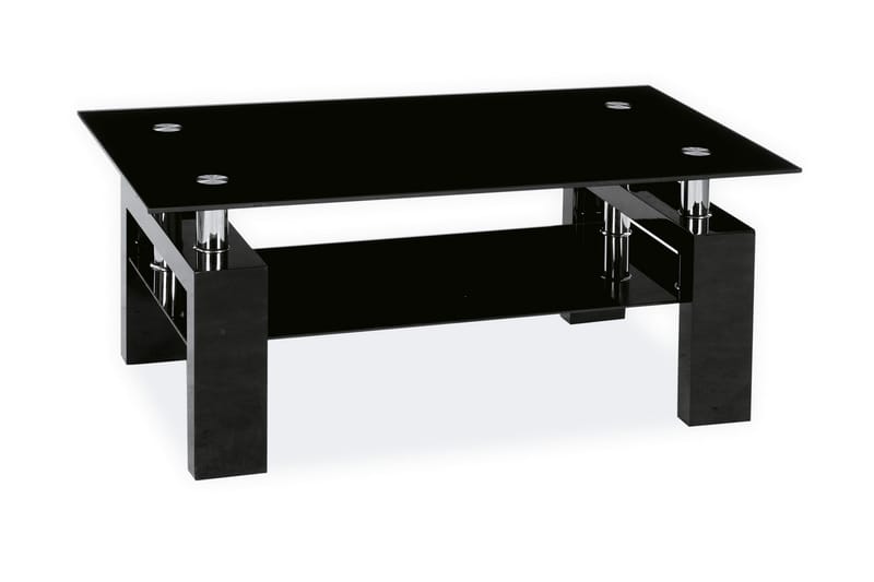 Lissana Soffbord 110 cm - Glas/Svart - Möbler - Bord & matgrupper - Soffbord