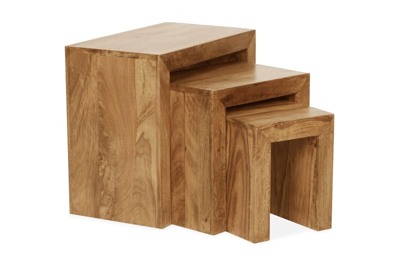 Magitt Satsbord 45 cm 3 Bord - Akacia - Möbler - Bord & matgrupper - Avlastningsbord & sidobord - Satsbord