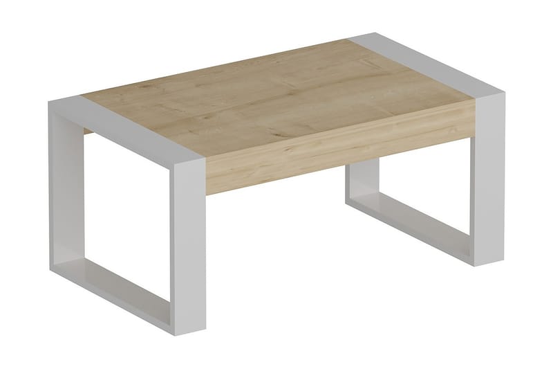 Makarevich Soffbord 90 cm - Ekfärg/Vit - Möbler - Bord & matgrupper - Soffbord