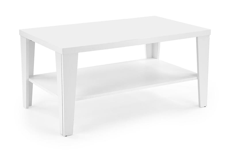 Mantras Soffbord 110 cm med Förvaring Hylla - Vit - Möbler - Bord & matgrupper - Soffbord
