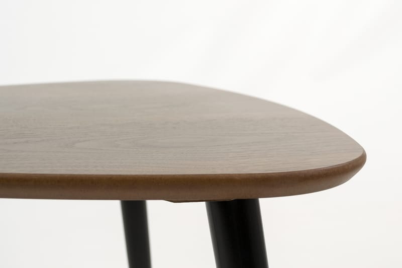 Milo Soffbord 62 cm Ovalt - Valnöt/Svart - Möbler - Bord & matgrupper - Soffbord