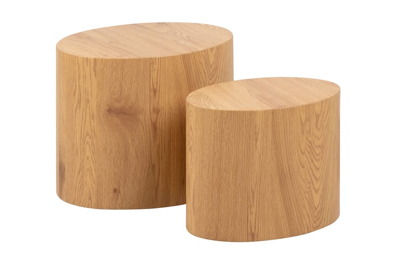 Mirol Satsbord 48 cm Ovalt - Brun - Möbler - Bord & matgrupper - Avlastningsbord - Satsbord