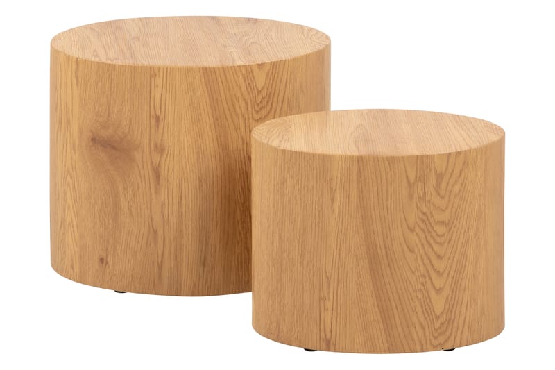 Mirol Satsbord 48 cm Ovalt - Brun - Möbler - Bord & matgrupper - Soffbord