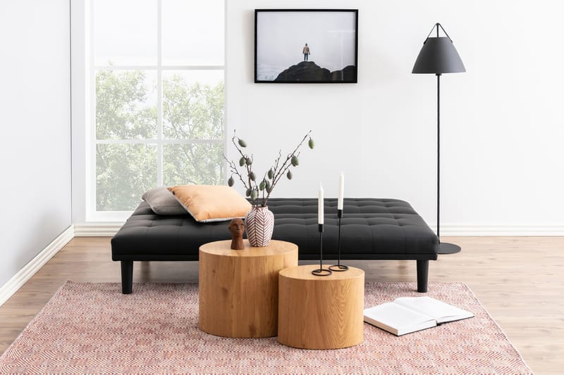 Mirol Satsbord 48 cm Ovalt - Brun - Möbler - Bord & matgrupper - Soffbord