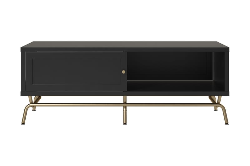Nova Soffbord 122 cm med Förvaring Svart - CosmoLiving - Möbler - Möbelset - Möbelset för vardagsrum