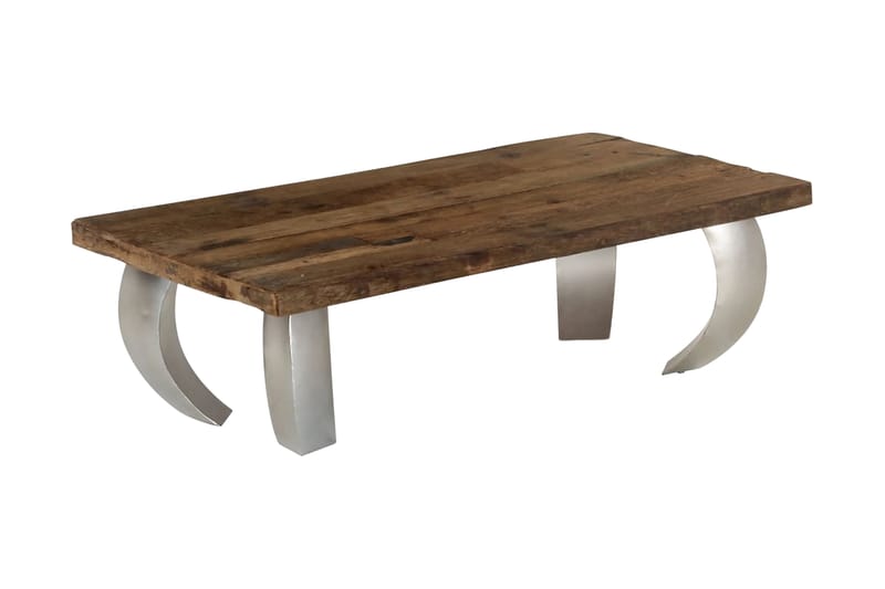 Opium soffbord återvunnet trä och stål 110x60x35 cm - Valnötsbrun - Möbler - Bord & matgrupper - Soffbord