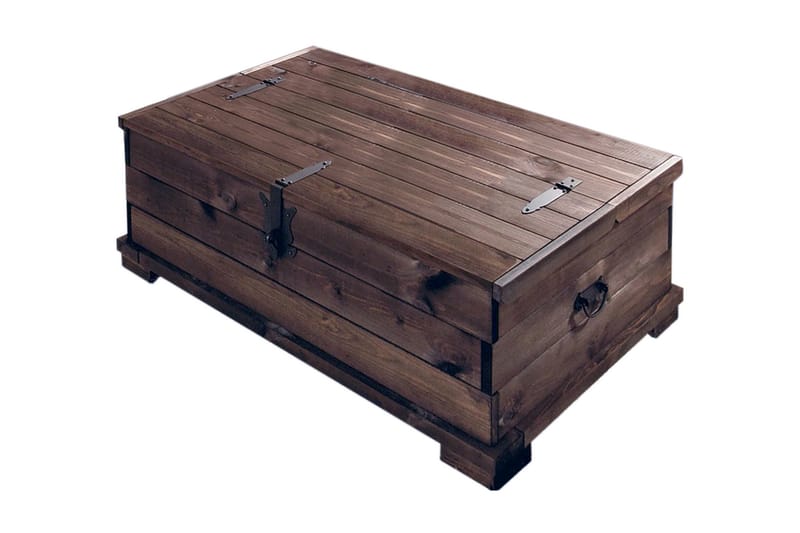 Pastora Soffbord 111 cm Kistbord med Förvaring - Svart - Möbler - Bord & matgrupper - Soffbord