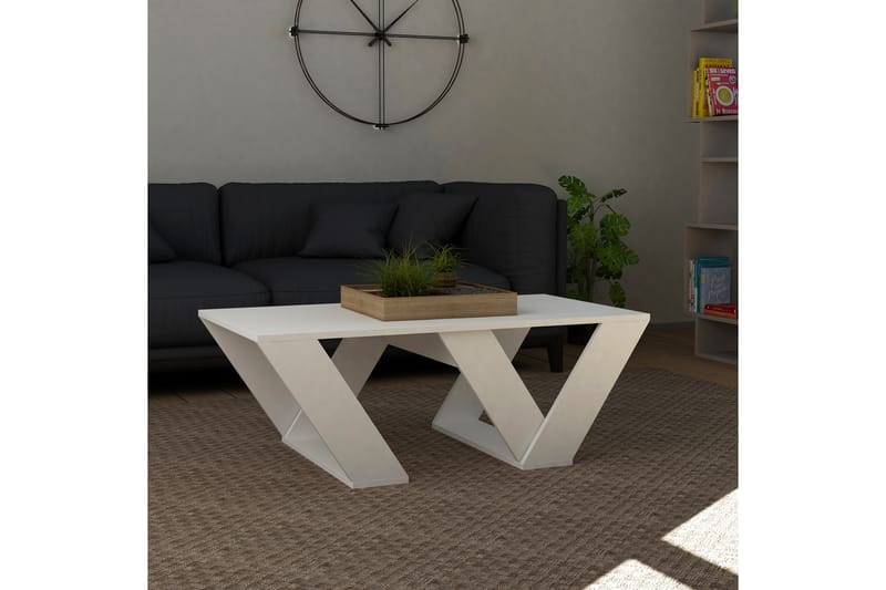 Pirpa Soffbord 110 cm - Vit - Möbler - Bord & matgrupper - Soffbord